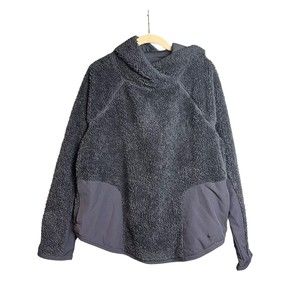 Nike Women's Sherpa Therma Fleece Training Hoodie Purple Size Medium